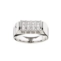14k White Gold 1/2ct TDW Diamond Men's Ring (G-H, I1)