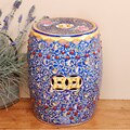 porcelain Flowers helpful sources Floral Blue Chinese Porcelain Stool (China)