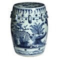 Blue and White Kylin Chinese Porcelain Stool (China)