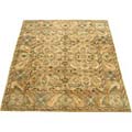 Tibetan Hand-knotted Beige/ Gold Rug (8' x 10')