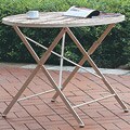 Round Iron Folding Table