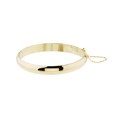Caribe Gold 14k over Sterling Silver Bangle Bracelet