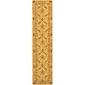 Handmade Oushak Ivory Wool Runner (2'3 x 8')