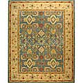 Handmade Legacy Light Blue Wool Rug (9' x 12')