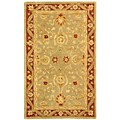 Hand-woven Kashan Wool Rug (3' x 5')