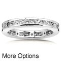 14k Gold 1ct Diamond Channel Set Eternity Ring