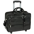 Classic Leather Rolling Briefcase