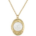American Coin Treasures Silver Libertad Coin and Mustard Seed Locket