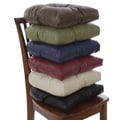 Faux Leather Metro Non-slip Chair Pads (Set of 4)