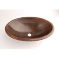 Fontaine Oval Copper Surface Mount Sink