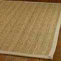 Hand-woven Diamonds Natural/ Beige Seagrass Rug (9' x 12')