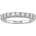 18k White Gold 3/4ct TDW Diamond Semi-eternity Ring (G-H, I1-I2)