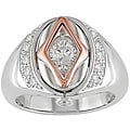 18k White and Pink Gold 3/4ct TDW Diamond Ring (F, SI2)