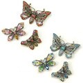 Sweet Romance French Butterfly Trio Pins