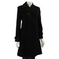 DKNY Women's Wool Cashmere Admiral Coat