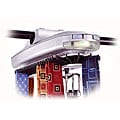 Rotating Tie Rack with Battery-powered Light