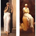 F. Leighton 'Nausicaa & Solitude' 2-piece Canvas Set