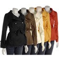Last Kiss Women's Belted Twill Jacket