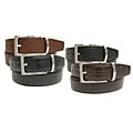 Joseph Abboud Men's Reversible Croc Print Belt