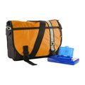 DadGear Orange Retro Stripe Diaper Bag
