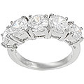 Tressa Collection Sterling Five Stone CZ Bridal & Engagement Ring