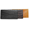 BT Croc Print Leather Checkbook Wallet
