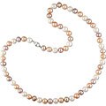 New York Pearls Multicolor FW Pearl Necklace (6.5-7 mm)