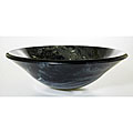 DeNovo Hurricane Swirl Glass Vessel Bell Sink