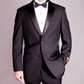 Giorgio Fiorelli Men's 2-button Black Tuxedo