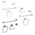 Fontaine Bronze 4-piece Deluxe Bathroom Accessory Set