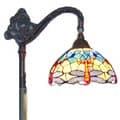 Tiffany-style Dragonfly Bridge Floor Lamp