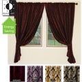 Damask Jacquard Insulated Blackout 84-inch Curtains