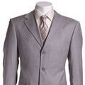 Mantoni Red Labeled Medium Grey Wool Suit