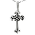 Tressa Sterling Silver Antique Cross Necklace