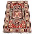 Indo Kazak Red/ Gold Rug (3 x 5)
