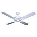 Four-blade 52-inch White Finish Ceiling Fan