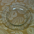 French La Rochere Bee Embossed 6-piece Dessert Plate Set