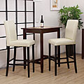 Andre Creme Leather Barstool