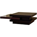 Louden Wenge Oak Veneer Adjustable Coffee Table