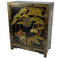 Wood Black Lacquer Cabinet (China)