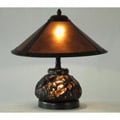 Mica Dragonfly Table Lamp with Lighted Base
