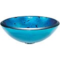 Kraus 19 mm thick Galaxy Fire Blue Glass Vessel Sink