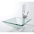 Kraus Aquamarine Sink and Millennium Bathroom Faucet