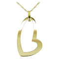 14k Gold Heart Pendant