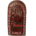 Handmade 'Amen' Carving (Ghana)