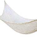 Hand-woven 'Ivory Sonata' Hammock (Mexico)