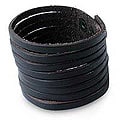 Genuine Leather 'Chocolate Spring' Bracelet (Thailand)