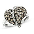 14k Gold 1ct TDW Brown and White Diamond Ring (HIJ, I1-I2)
