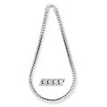 14k Gold Overlay 24-inch Tight Cuban Link Necklace