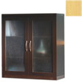 Mayline Aberdeen Laminate and Glass Storage Cabinet